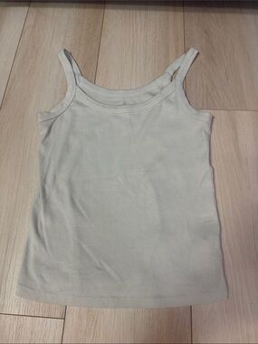 Old Navy Ribbed Tank Top in Light Beige